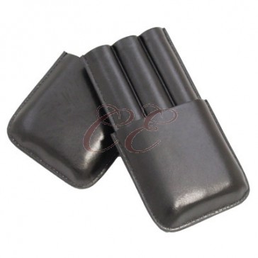 3 Finger Cigar Case Brown