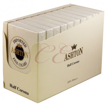 Ashton Half Corona Box 50 (10 Packs of 5 Cigars)