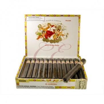 La Gloria Cubana Churchill (Maduro) Box 25