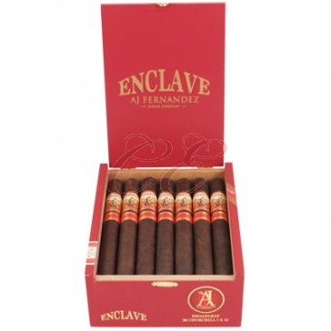 AJ Fernandez Enclave Maduro Churchill Box 20