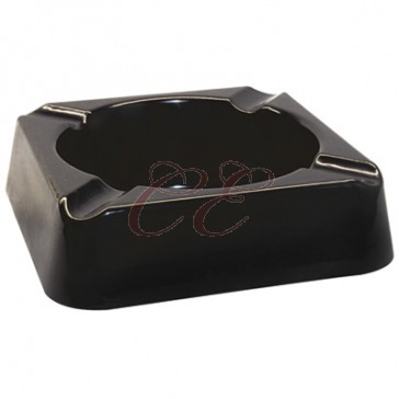 Stinky Composite Black Square Ashtray