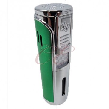 Rocky Patel Envoy Series Lightt Green and Chrome Lighter