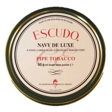 Escudo Navy De Luxe Pipe Tobacco 50g Tin