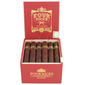 Four Kicks Maduro Robusto Extra Box 24