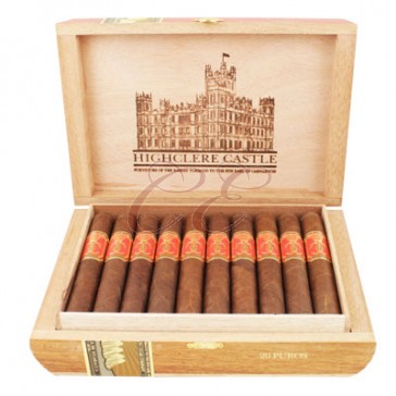 Highclere Castle Victorian Maduro Corona Box 20