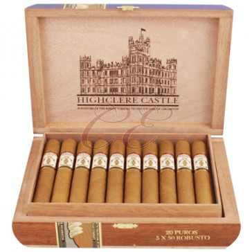 Highclere Castle Edwardian Natural Robusto Box 20