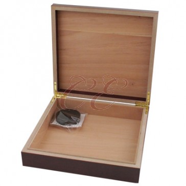 Humidor Cherry 20 Count with Humidifier and Brass Hinges