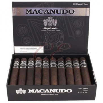 Macanudo Inspirado Black Toro Box 20