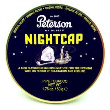 Peterson Pipe Tobacco Nightcap 50 Gram Tin