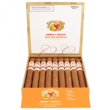 Romeo y Julieta 1875 Nicaragua Churchill Box 25