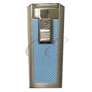 Rocky Patel CFO Series Gunmetal and Blue Carbon Triple Flame Lighter